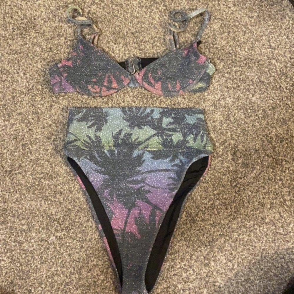 High waisted Beach Riot bikini